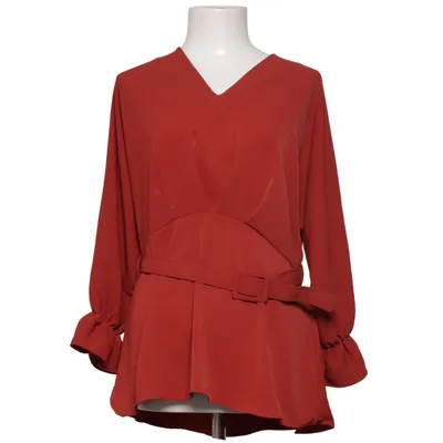 Wrap blouse (Onu Pileli Yarasa Kol Bluz) from Ayriss Polyester