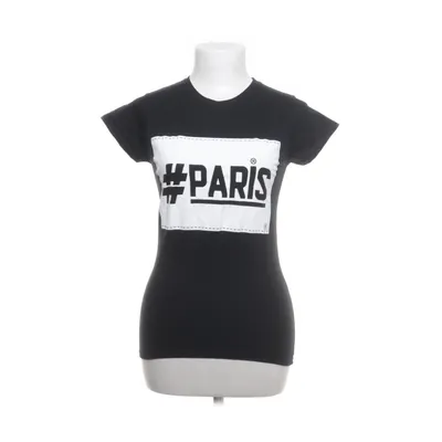 T-shirt (Svart, Vit) från Gildan Bomull