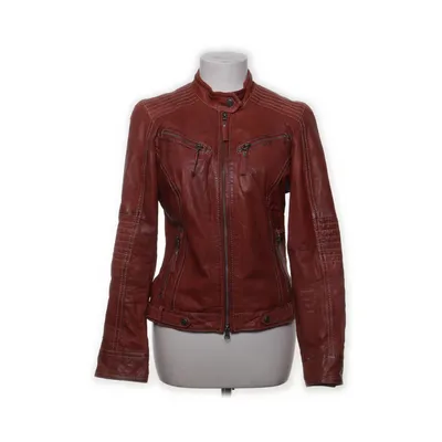 Läderjacka (Röd) från Gipsy Bomull, Elastan, Skinn