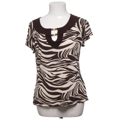 Top (Black, Beige) from Dressbarn Elastane, Polyester