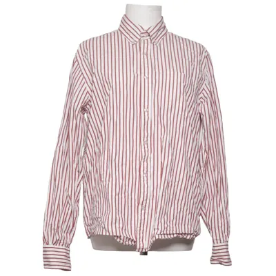 Chemise (Rouge, Blanc) de Réalisation Coton