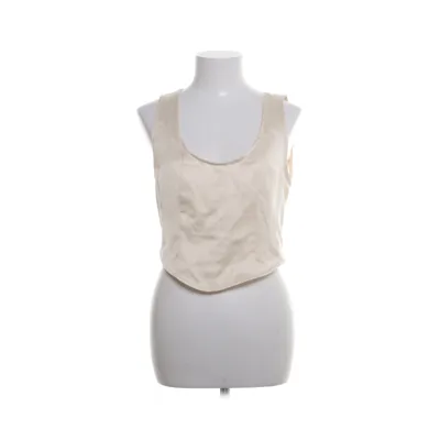 Crop top (Beige) van Vero Moda Polyester, Elastaan