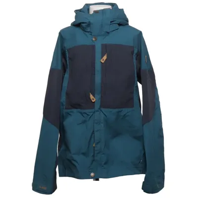 Allvädersjacka (Blå, Grå) från Fjällräven Bomull, Elastan, Polyamid, Polyester