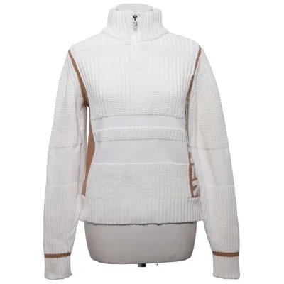 Sweater (White, Brown) from Bogner Cotton, Polyamide