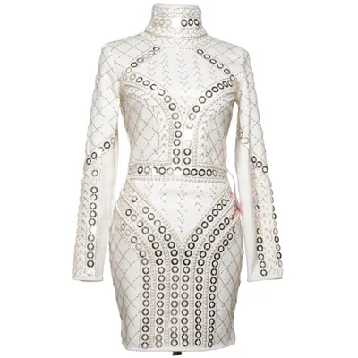 Dress (White) from Starlet Cotton, Elastane