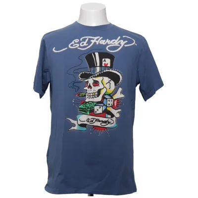 T-shirt (Blå, Flerfärgad) från Ed Hardy by Christian Audigier Bomull