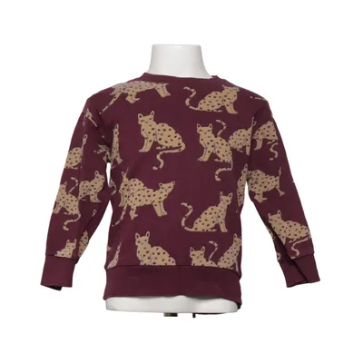 Collegetröja (Lila, Beige) från Lindex Kids Bomull, Elastan