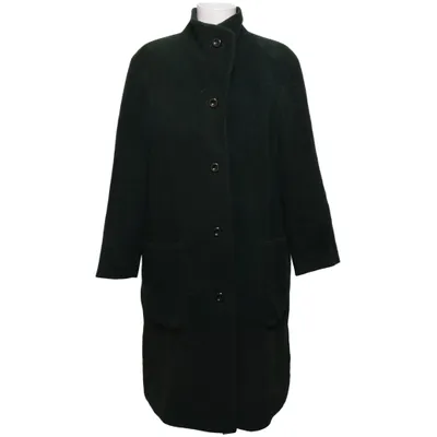 Vinterfrakke (Grøn) fra Delmod Mohair, Viscose, Uld