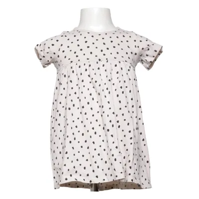 Kjole (Beige, Sort) fra H&M Basic Bomuld