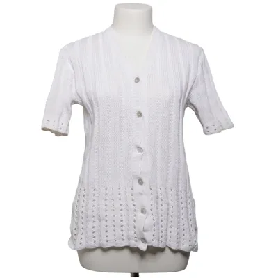 Strickjacke (Weiß) von Exlind Baumwolle