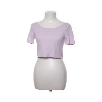 Crop top (Purple) from Monki Cotton, Elastane