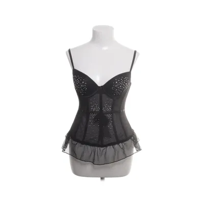 Corset (Black) from Besired Elastane, Polyamide