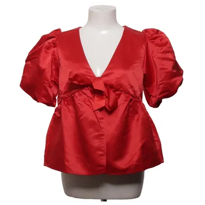 Peplumbluse (Rød) fra NLY Genanvendt polyester