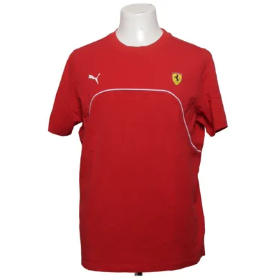 T-shirt (Rouge) de Puma x Ferrari Coton, Polyester