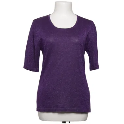 Top (Lila) von Silk Road Metallfaser, Seide