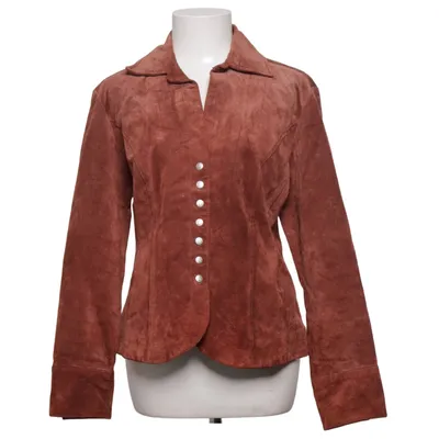 Jacket (Brown) from Live a Little Leather, Polyester