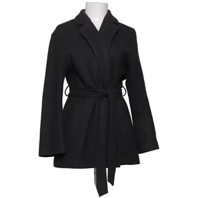 Coat (Trillion Belt Coatigan) from ONLY Blue Denim Polyester