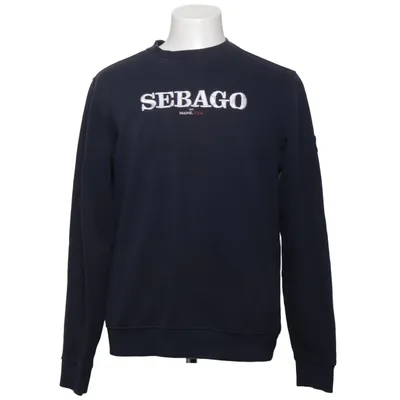 Collegetröja (Blå) från Sebago Bomull, Polyester