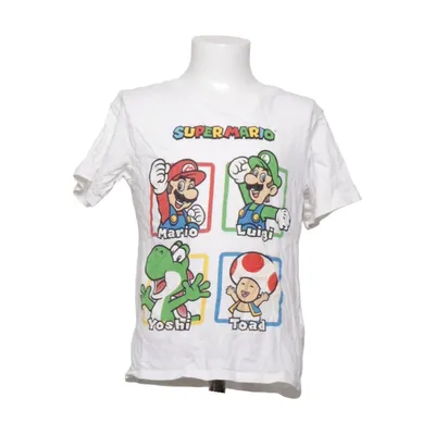 T-shirt (Weiß, Mehrfarbig) von Super Mario Baumwolle, Elasthan