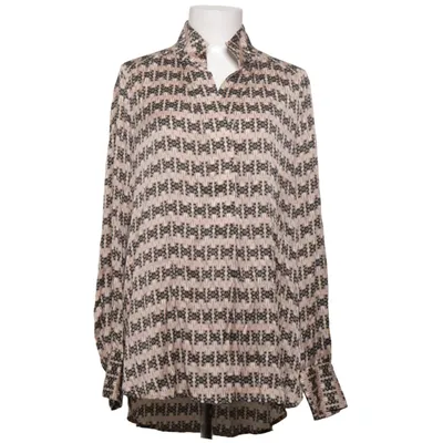 Bluse (Beige, Schwarz, Mehrfarbig) von Dea Kudibal Elasthan, Seide