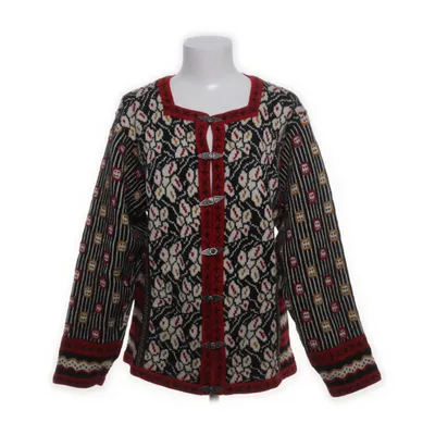 Cardigan (Sort, Flerfarvet) fra Vrikke Uld