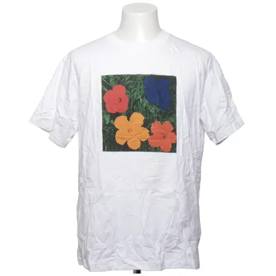 T-shirt (Blanc, Multicolore) de Uniqlo Coton