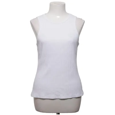 Tanktop (Wit) van H&M Katoen, Elastaan, Polyester