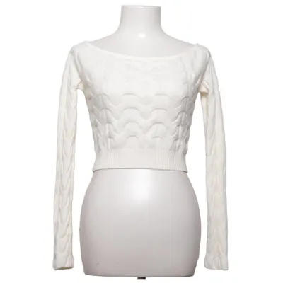 Trui (Wit) van Bershka Acryl, Polyamide, Polyester