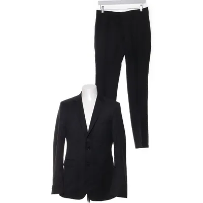 Kostym (Svart) från Sir Elastan, Polyester, Viskos, Ull