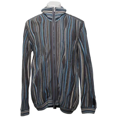 Cardigan (Bleu, Gris, Multicolore) de Carlo Colucci Acrylique, Coton, Fibre métallique, Polyamide