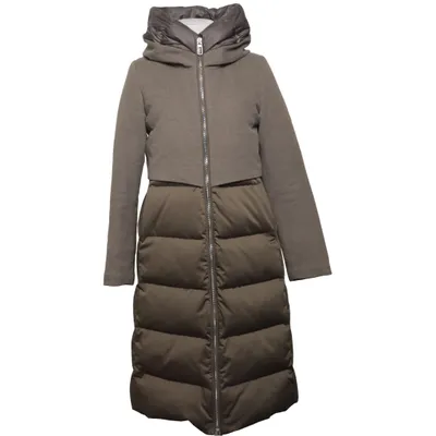 Vinterkappa (Grön) från DUNO Modal, Polyester, Viskos, Ull