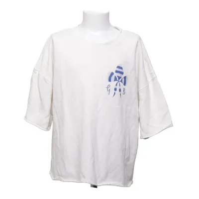 T-shirt (Blanc) de H&M x Georgia Beaumont Coton, Polyester