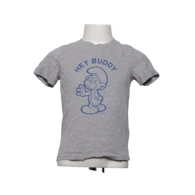 T-shirt (Grau, Blau) von The Smurfs Baumwolle, Viskose
