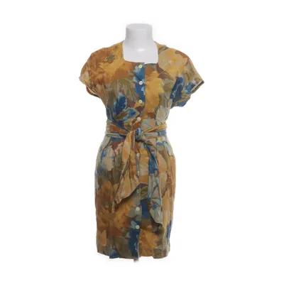 Dress (Beige, Blue) from Betty Barclay Acetate, Cotton, Linen
