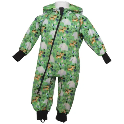 Mjukisdräkt (Grön, Flerfärgad) från Barnkläder Polyester