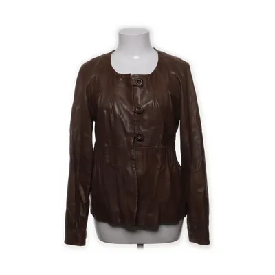 Läderjacka (Brun) från Truly by Part Two Skinn, Polyester