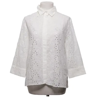 Bluse (Weiß) von Zara Baumwolle