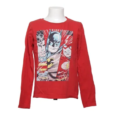 Långärmad t-shirt (Röd, Flerfärgad) från Justice League Bomull