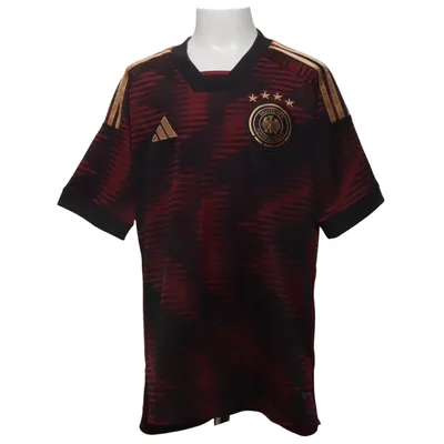 Fotbollströja (Svart, Röd, Guldfärgad) från Adidas Återvunnen polyester