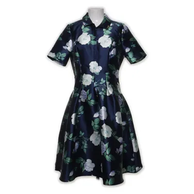 Dress (Blue, White, Green) from Chi Chi London Polyester