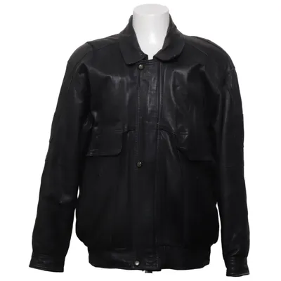 Leren jack (Zwart) Leer