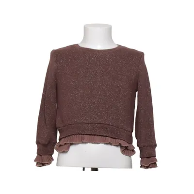 Strickpullover (Braun) von Lil' Atelier Elasthan, Metallfaser, Bio-Baumwolle