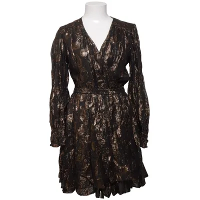 Dress (Black, Gold, Multicolored) from Suncoo Cotton, Metallic fiber, Viscose
