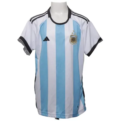 Maillot de football (Bleu, Blanc, Noir) de Adidas Polyester