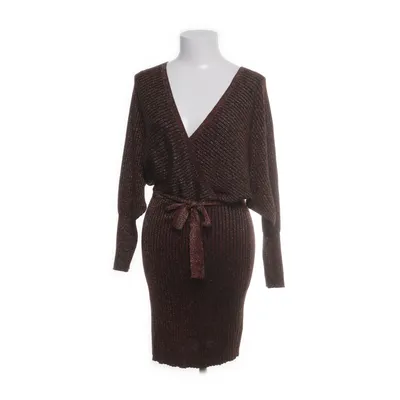 Jurk (Bruin) van Guts & Gusto Polyester, Viscose