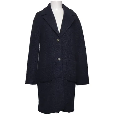 Coat (Gray) from WE Fashion Polyester, Wool
