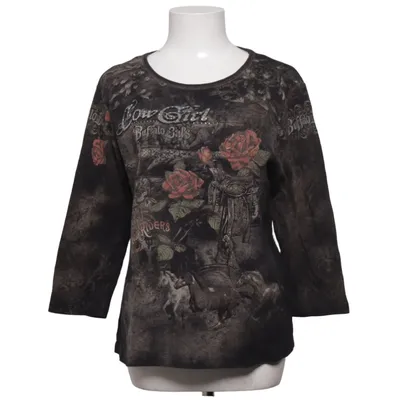 T-shirt à manches longues (Noir, Multicolore) de Cactus Coton