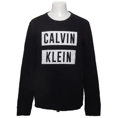Sweatshirt (Sort, Hvid) fra Calvin Klein Performance Bomuld