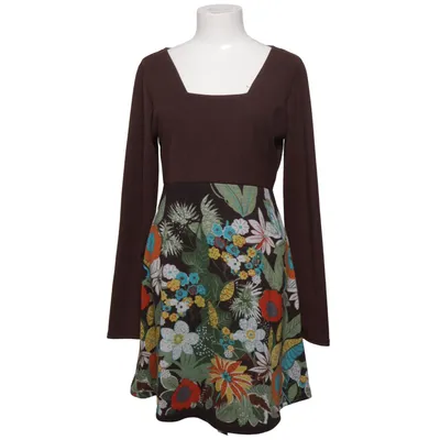 Jurk (Bruin, Meerkleurig) van Happi Elastaan, Polyester