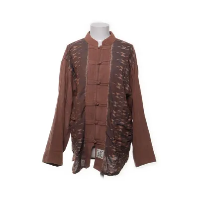 Cheongsam (Brun, Flerfärgad) Bomull